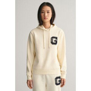 MIKINA GANT REG G HOODIE biela L