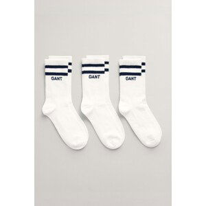 PONOŽKY 3-PACK GANT SPORT SOCKS 3-PACK biela 34/36