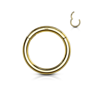Segmentový krúžok s otváraním zo 14kt žltého zlata Délka / Průměr: 8 mm, Veľkosť: 1,2 mm