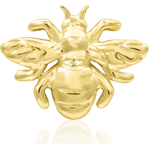 Koncovka zo 14 kt zlata Junipurr - Bee Holier Barva produktu: žlté zlato