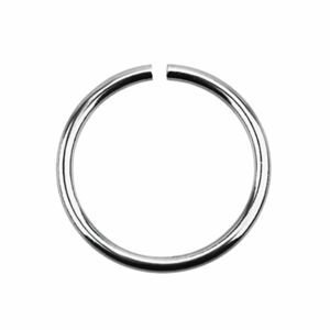 Oceľový krúžok - rozbaľovací Veľkosť piercingu: 1,6 mm x 14 mm