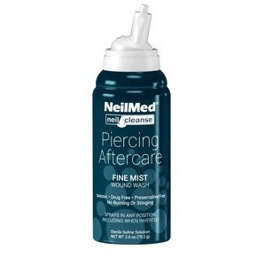 NeilMed Sterilný soľný roztok pre starostlivosť o piercing - 75ml - jemná hmla