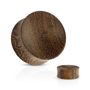 Plug drevený Snakewood drevo Veľkosť: 6 mm