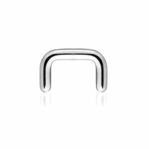 Septum náhrada - oceľ Veľkosť piercingu: 1,2 mm x 6 mm