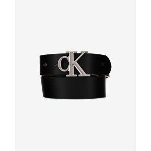 Calvin Klein Reversible Logo Opasok Čierna Hnedá