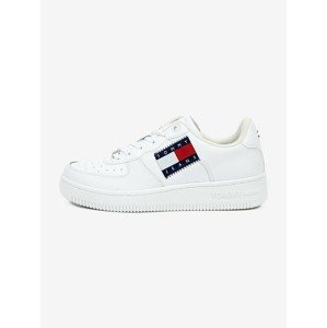 Tommy Jeans Low Cut Flag Basket Tenisky Biela