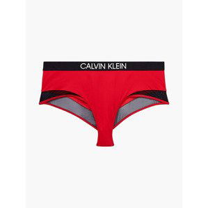 Calvin Klein High Waist Bikini Plavky Červená