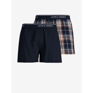 Jack & Jones Max Woven Trenírky 2 ks Modrá