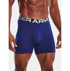 Under Armour UA Charged Cotton 6in 3 Pack - modrá Boxerky Modrá