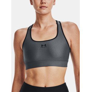 Under Armour UA HG Armour Mid Padless Športová podprsenka Šedá