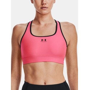 Under Armour HG Armour Mid Padless Športová podprsenka Ružová