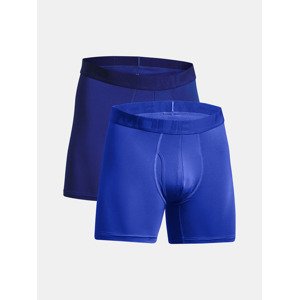 Under Armour UA Tech Mesh 6in Boxerky 2 ks Modrá