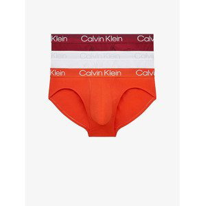 Calvin Klein Underwear	 Slipy 3 ks Biela