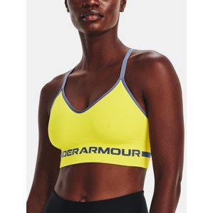 Under Armour UA Seamless Low Long Športová podprsenka Žltá