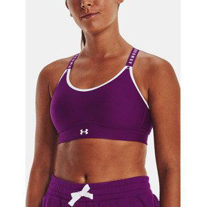 Under Armour UA Infinity Mid Covered Športová podprsenka Fialová