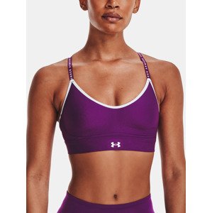 Under Armour Infinity Covered Low Športová podprsenka Fialová