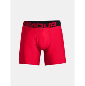 Under Armour Tech 6in Boxerky 2 ks Červená