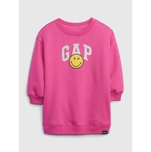 GAP Gap & Smiley® Šaty dětské Ružová