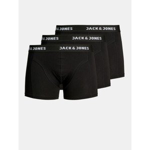 Jack & Jones Anthony Boxerky 3 ks Čierna