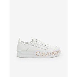 Calvin Klein Jeans Tenisky Biela