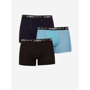 Lee Cooper Boxerky 3 ks Čierna