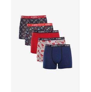 Lee Cooper Boxerky 5 ks Modrá