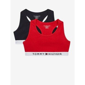 Tommy Hilfiger Underwear Podprsenka 2 ks detská Červená