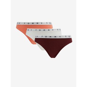 Tommy Hilfiger Underwear Nohavičky 3 ks Biela