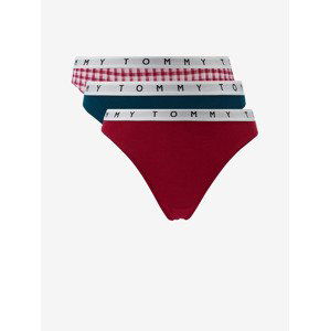 Tommy Hilfiger Underwear Nohavičky 3 ks Červená