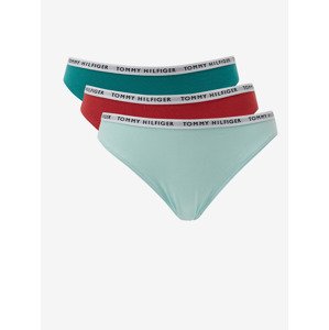 Tommy Hilfiger Underwear Nohavičky 3 ks Zelená