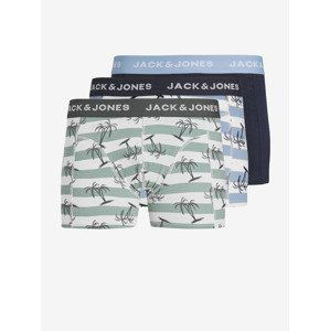 Jack & Jones Palm Boxerky 3 ks detské Biela