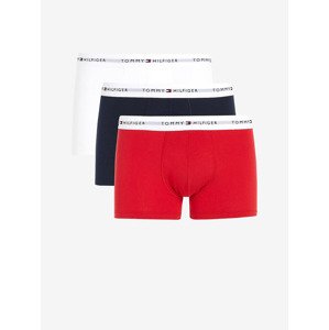 Tommy Hilfiger Underwear Boxerky 3 ks Červená