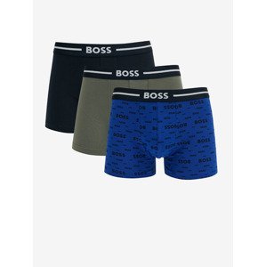 BOSS Boxerky 3 ks Čierna