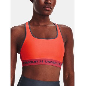 Under Armour UA Crossback Mid Bra-ORG Športová podprsenka Oranžová