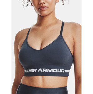 Under Armour UA Seamless Low Long Bra-GRY Športová podprsenka Šedá