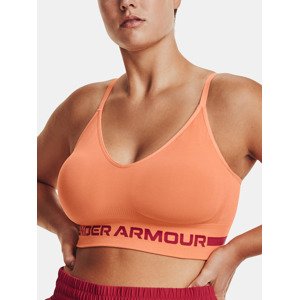 Under Armour UA Seamless Low Long Športová podprsenka Oranžová