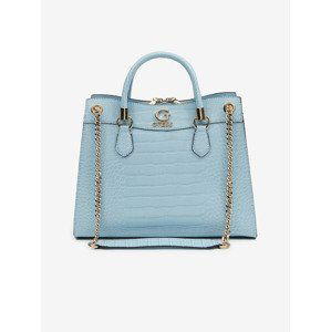 Guess Nell Croc Girlfriend Satchel Kabelka Modrá