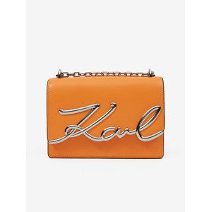 Karl Lagerfeld Signature Cross body bag Oranžová