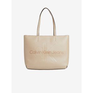 Calvin Klein Jeans Shopper taška Béžová