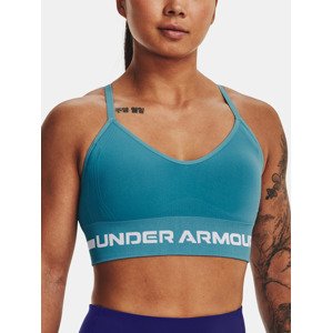 Under Armour UA Seamless Low Long Športová podprsenka Modrá