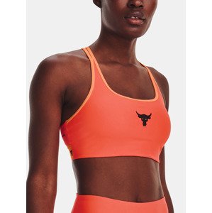 Under Armour Project Rock Crsbck Sld Bra Fam Športová podprsenka Oranžová