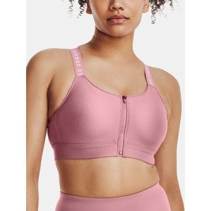 Under Armour UA Infinity High Bra Zip Podprsenka Ružová