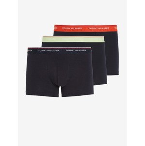 Tommy Hilfiger Premium Essentials Trunk Boxerky 3 ks Čierna