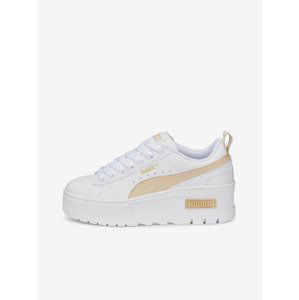 Puma Mayze Wedge Wns White-Granola Tenisky Biela