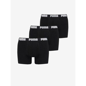 Puma Everyday Boxerky 3 ks Čierna