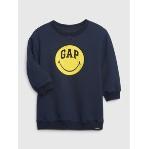 GAP Gap & Smiley® Šaty dětské Modrá
