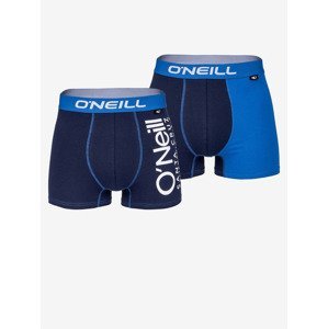 O'Neill Boxer Side Logo&Plain Boxerky 2 ks Modrá