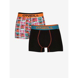 O'Neill Boxer Comic&Plain Boxerky 2 ks Čierna