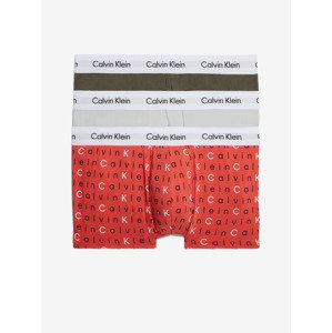 Calvin Klein Underwear	 Boxerky 3 ks Červená