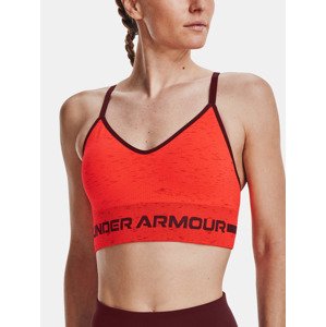 Under Armour UA Seamless Low Long Htr Športová podprsenka Červená